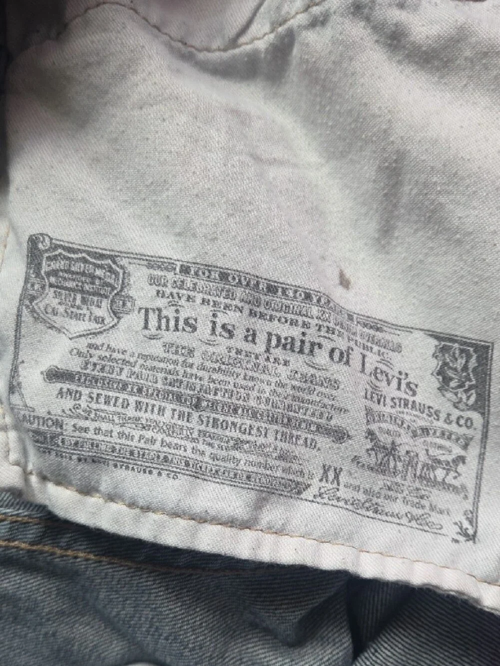 Levi's Men's Straight Jeans in Dark Blue